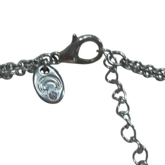 Charming Charlie Vintage Silver and Yellow Necklace - Picture 3 of 3